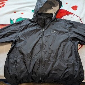 Cabela's Black Raincoat